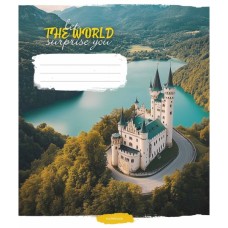 Зошит Школярик Let the world surprise you 60 аркушів клітинка (060-3548K)