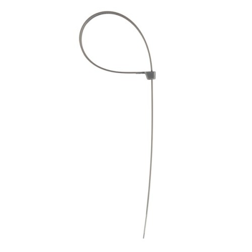 Стяжка Alloid 7.6х400мм, пластик, 100шт./уп., сірий (PC-76400G)