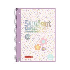 Книга записна Brunnen Коледж-блок А4 Premium Happy Hippie, лінія 80 аркушів (10-679 27 422)