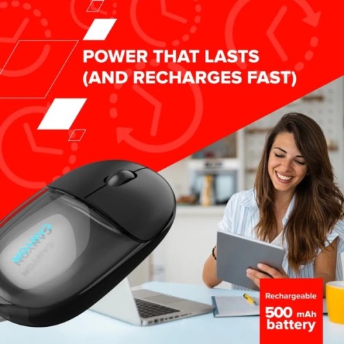 Мишка Canyon OnClick 24 Wireless Black (CNS-CMSW24B)