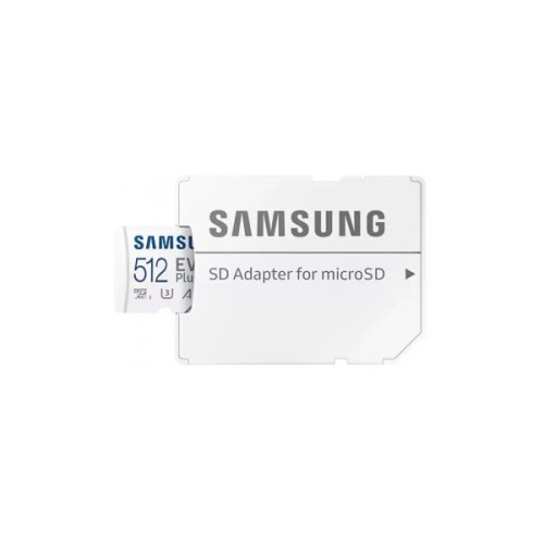 Карта пам'яті Samsung 512 GB microSDXC Class 10 UHS-I U3 V30 A2 EVO Plus+SD Adapte (MB-MC512SA/EU)