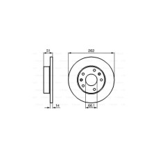 Гальмівний диск Bosch 0 986 478 991