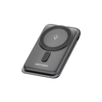 Батарея універсальна Vention Magnetic Wireless 10000mAh 20W PD USB-C In/Out, QI-15W Black (FHNB0)