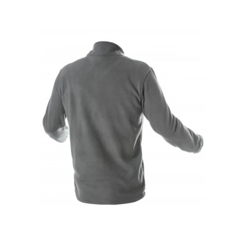 Кофта робоча Hoegert PASADER HT5K382-3XL 100% поліестер темно-сіра, 3XL (58) (HT5K382-3XL)