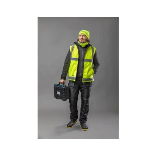 Кофта робоча Hoegert PASADER HT5K382-3XL 100% поліестер темно-сіра, 3XL (58) (HT5K382-3XL)