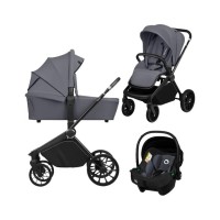 Коляска Lionelo Mika plus 3 in 1 grey stone (LO-MIKA PLUS 3IN1 GREY STONE)