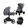 Коляска Lionelo Mika plus 3 in 1 grey stone (LO-MIKA PLUS 3IN1 GREY STONE)