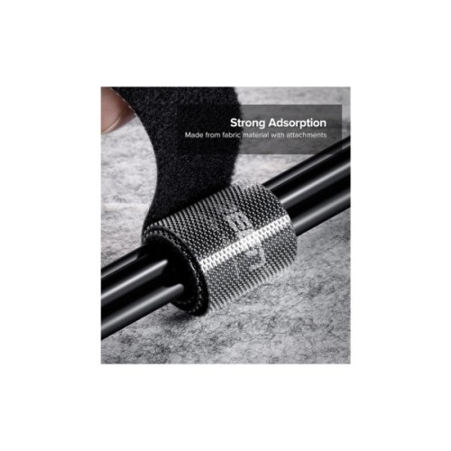 Набір для кріплення стрічка-липучка LP124 20mm Cable Tie Band 5m Black Ugreen (40356)
