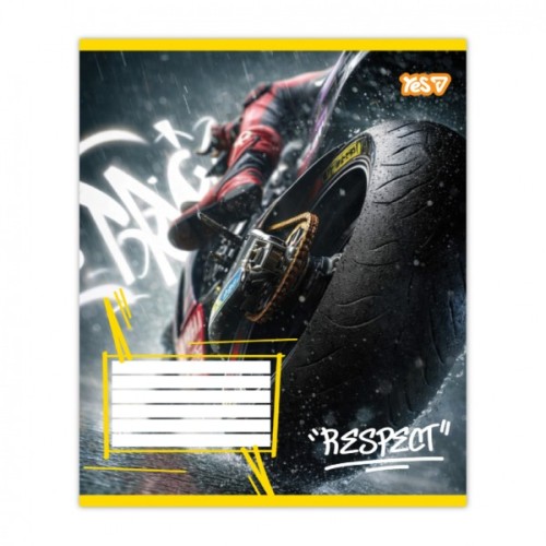 Зошит Yes Respect А5 36 аркушів лінія (768889)
