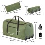 Дорожня сумка TravelZ на колесах Wheelbag 100 Green (603095) (930793)