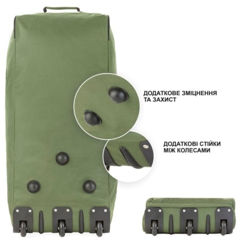 Дорожня сумка TravelZ на колесах Wheelbag 100 Green (603095) (930793)