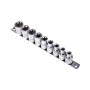 Набір торцевих головок Alloid зовнішній Torx, 1/2"DR, E10-E24, 9шт. (46410-9C)