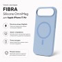 Чохол до мобільного телефона BeCover FIBRA Silicone OmniMag Apple iPhone Air Light Blue (716209)