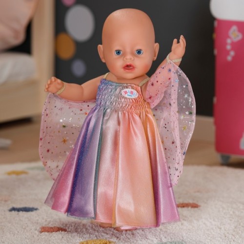 Аксесуар до ляльки Zapf Одяг для ляльки Baby Born - Сукня Веселка (836132)