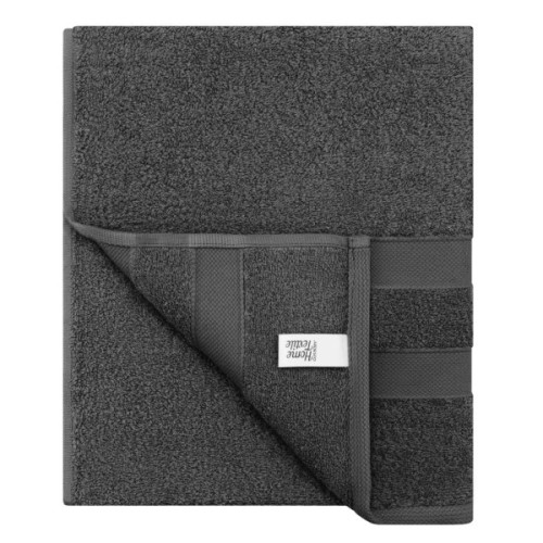 Рушник Ardesto Splendid 100% бавовна, сірий темний 70х140 см (ART2370DG)