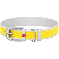 Нашийник для тварин WAUDOG Design з QR паспортом "Бетмен 2" XXS Ш 12 мм Д 19-25 см(білий) (0012-1004-15)