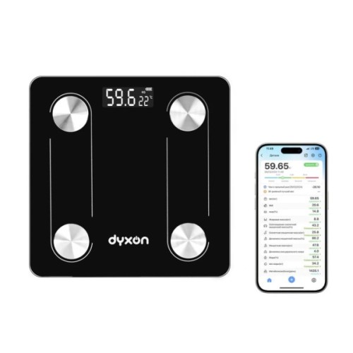 Ваги підлогові DYXON MEGASCALES 100 Black (DXNVGMGSCLS100B)