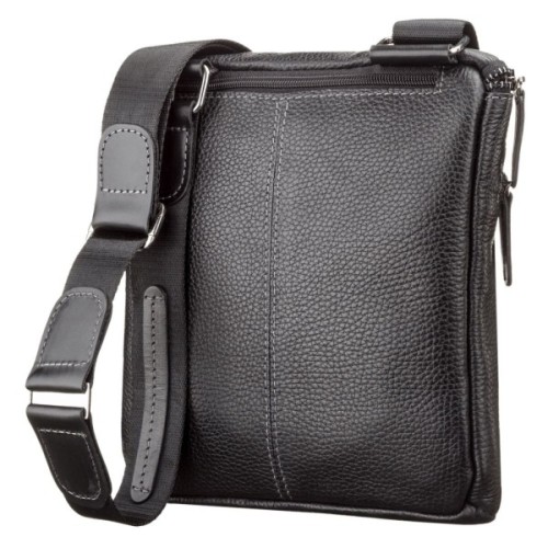 Сумка Shvigel Шкіряна Чорна (11102)