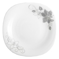 Тарілка Vittora Square Тендітна Лілія обідня 24 см (V-240Stl)