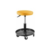 Стілець автослюсаря Tolsen пневматичний на колесах, до 150 кг (65495)