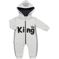 Чоловічок дитячий Miniworld на блискавці (16125-68B-gray)