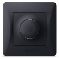 Світлорегулятор Videx BINERA 600Вт чорний граф (VF-BNDM600-BG)