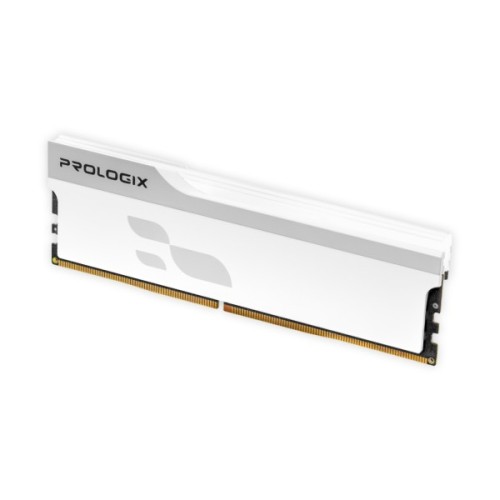 Модуль пам'яті для комп'ютера DDR5 16GB 6000 MHz Onyx White Prologix (PRO16GB6000YW5)