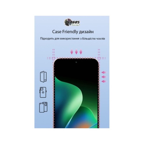 Скло захисне Dengos Full Glue Xiaomi Redmi 17 Black (TGFG-453)