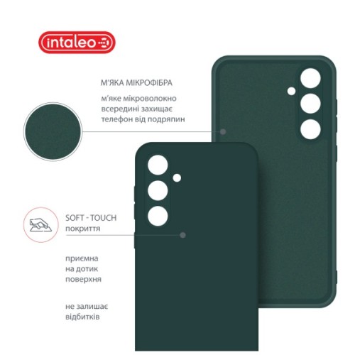 Чохол до мобільного телефона Intaleo SoftShell Samsung Galaxy S25 FE Dark Green (1283126636042)