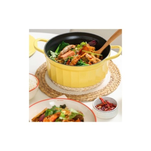 Гусятниця Buydeem CP541 Mellow Yellow чавунна емальована 1.8 л (CP541-MY)