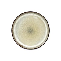 Тарілка Ardesto Bolzano, 20.3см, кераміка, чорно-зелений (AR2920BM)