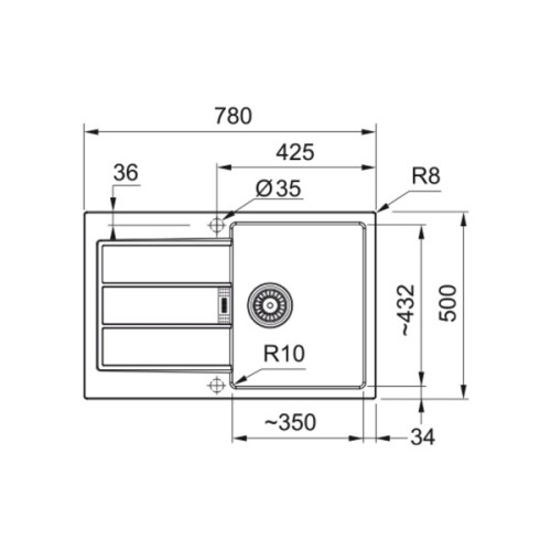 Мийка кухонна Franke 143.0671.744