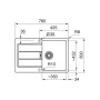 Мийка кухонна Franke 143.0671.744