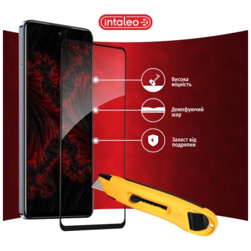 Скло захисне Intaleo Full Glue Infinix Hot 40 Black (1283126589195)