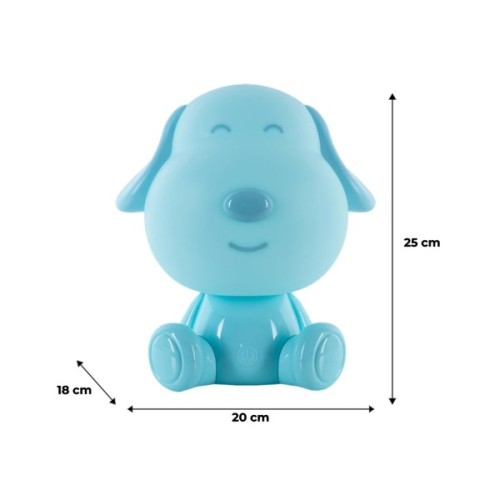 Нічник Kite Світильник LED з акумулятором Doggy, блакитний (K24-491-3-3)