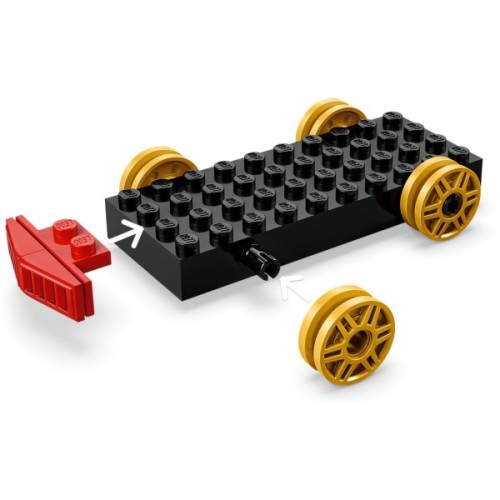 Конструктор LEGO Disney та Pixar Святкування з Історії іграшок: поїзд та авто для гонок (43264)