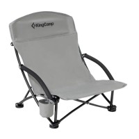 Крісло складане KingCamp Beach Chair Grey (KC1919_GREY)