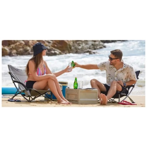 Крісло складане KingCamp Beach Chair Grey (KC1919_GREY)