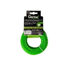 Жилка косильна Gartner "Квадрат кручений" 3,0 мм × 15 м (41430015)
