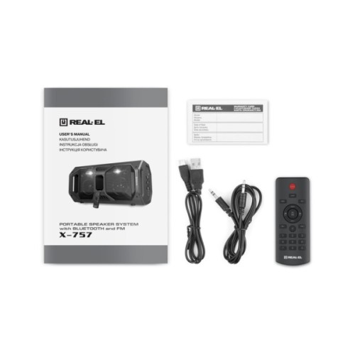 Акустична система REAL-EL X-757 Black (EL121600007)