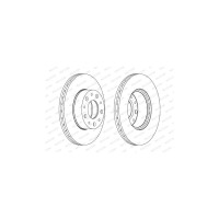 Гальмівний диск FERODO DDF1170