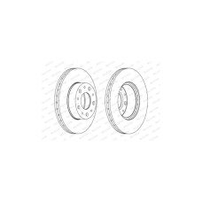 Гальмівний диск FERODO DDF1170