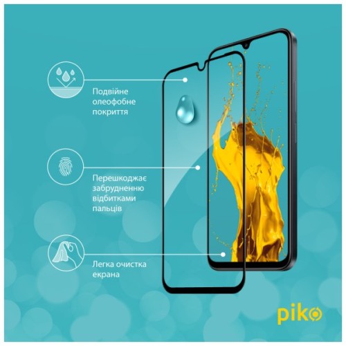 Скло захисне Piko Full Glue ESD Xiaomi Poco C85 4G Black (1283126628290)