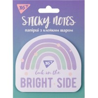 Папір для нотаток Yes з липким шаром фігурний Glamour 40 аркушів (170352)