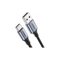 Дата кабель USB 2.0 AM to USB-C 3.0m 3.0A 18W US288 Space Gray Ugreen (60408)
