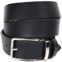 Ремінь Grande Pelle Брючний з натуральної шкіри Чорний (11677)