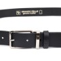 Ремінь Grande Pelle Брючний з натуральної шкіри Чорний (11677)