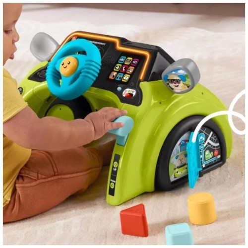 Розвиваюча іграшка Fisher-Price Інтерактивне кермо Маленький водій з технологією Smart Stage (HTW88)