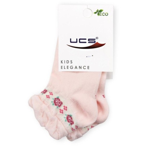 Шкарпетки дитячі UCS Socks з квіточками (M0C0101-1186-1-3G-pink)