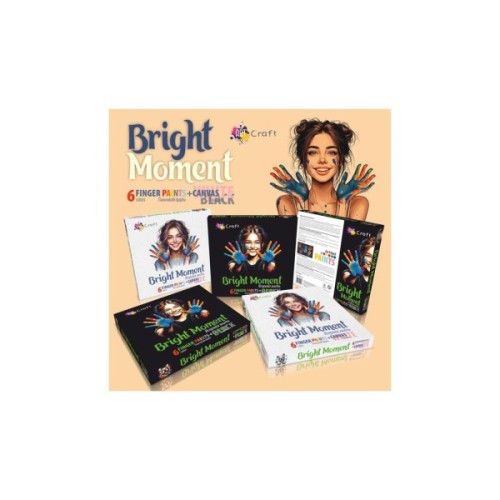 Набір для творчості ArtCraft Яскрава мить чорне полотно (5030-AC)
